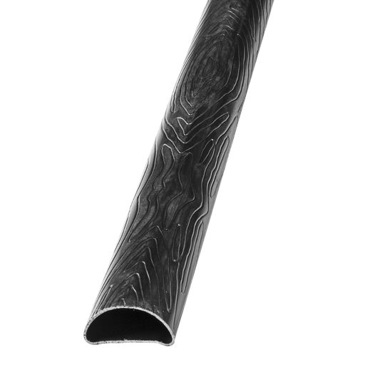 [K30.020.01] Textured steel handrail 48x20 mm H3000 x 1.5 mm