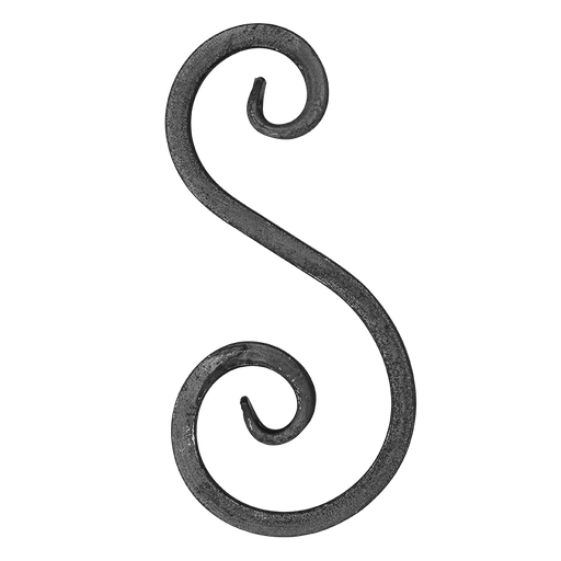 [K10.311] S formas Velmējums 12x12 mm H250 x L127 mm