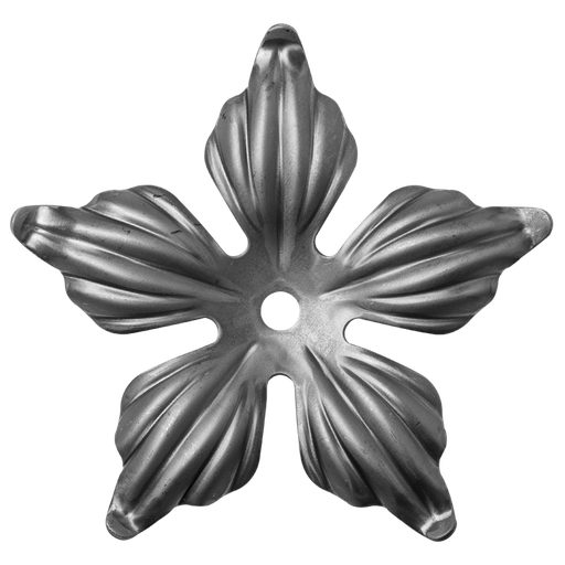 [K50.021.01] Decorative steel flower D135 x 2 mm, hole D10 mm