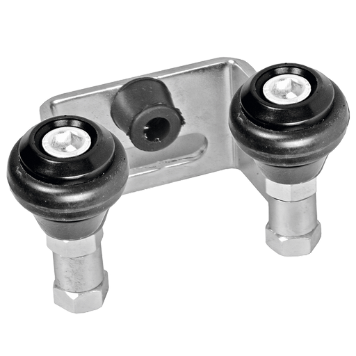 [60.022] Handle for sliding gates with rubber rollers 40mm