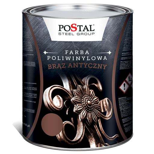[70.003] Krāsa polivinīla, bronza (brūna) antīka (1L)