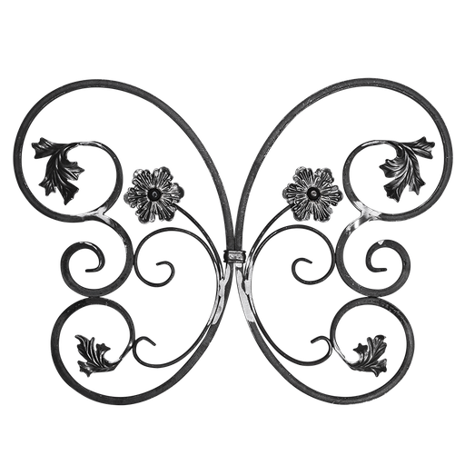 [K13.034] Forged rosette 12x12 mm H510 x L690 mm