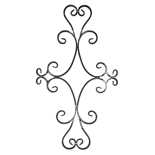 [K13.015] Forged rosette 16x8 mm H800 x L450 mm