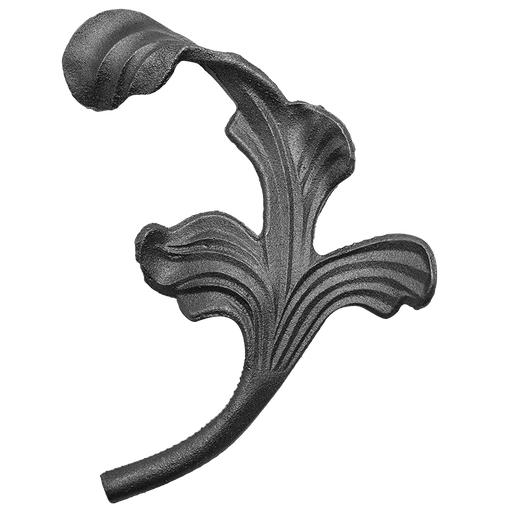 [K52.026] Decorative steel leaf H165 x L105 x 4 mm ( right )