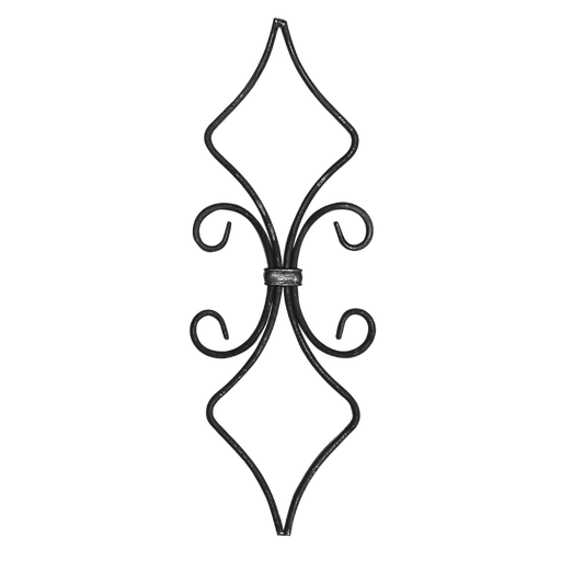 [K13.061] Forged rosette 11,5 x 5,5 mm H410 x L165 mm