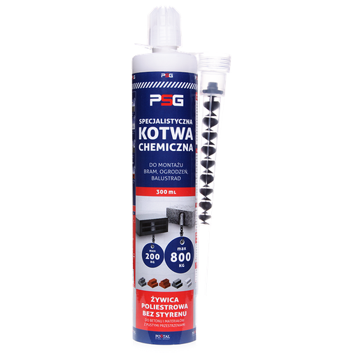 [71.300] Summer Chemical anchor with mixer, polyester, 300 ml.