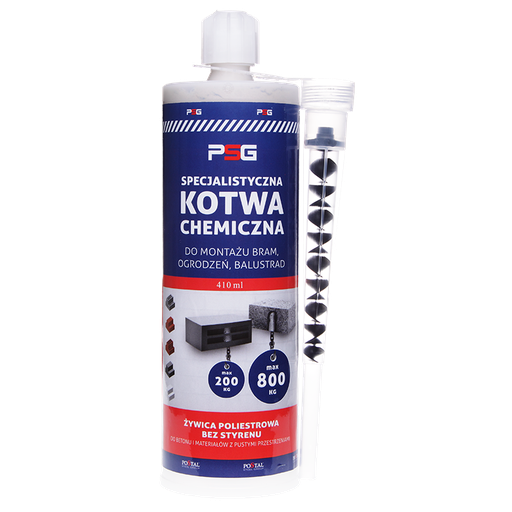 [71.410] Summer Chemical anchor with mixer, polyester, 410ml.