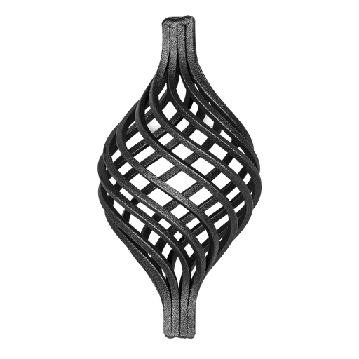 [K12.130] Forged Steel Basket 16x16 mm, H160 x L85 mm