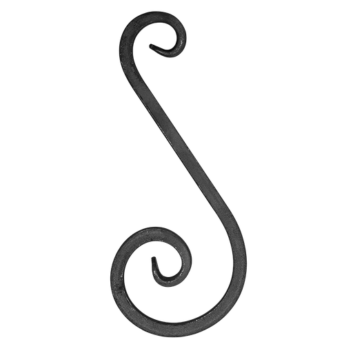 [K10.313] S formas Velmējums 12x12 mm H 290 x L120 mm