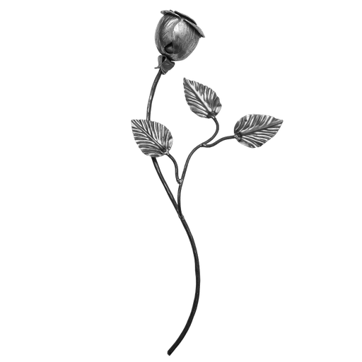 [K50.100] Dekoratīvā roze H450 x L160 mm