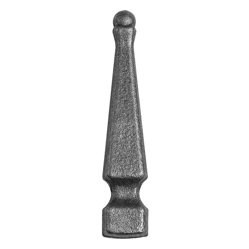 [K40.088.01] Forged steel arrowhead 20x20 mm, H100 x L20 mm
