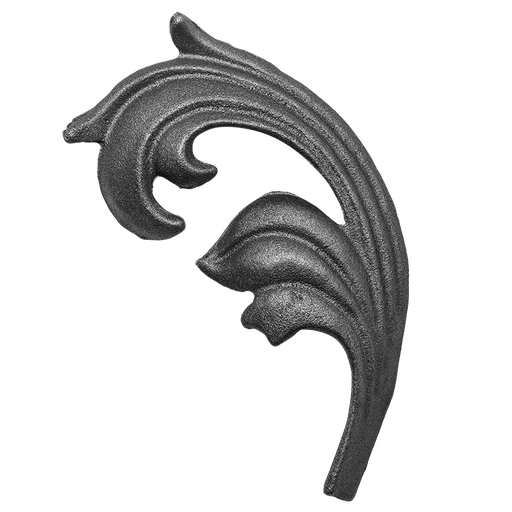 [K52.009]  Dekoratīvā Lapiņa ( kreisā ) 4 mm H140 x L65 mm 