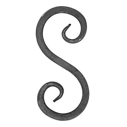 [K10.315] S formas Velmējums 12x12 mm H200 x L90 mm