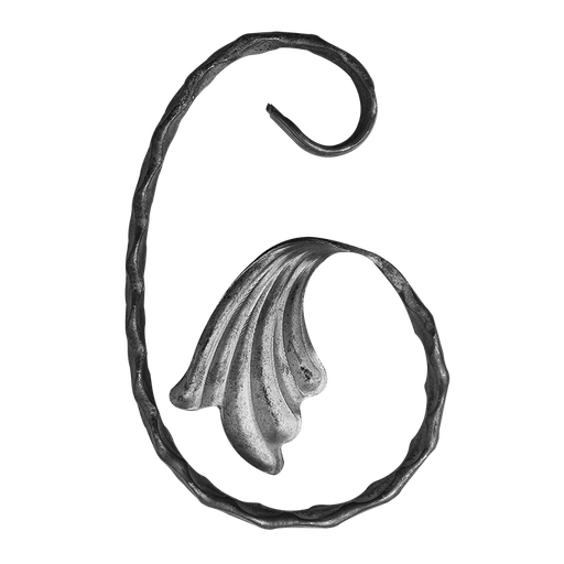 [K10.241] C formas Velmējums 12x6 mm H150 x L100 mm 