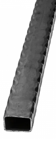[K34.120] Textured steel profile 60x40x2mm, L3000 mm