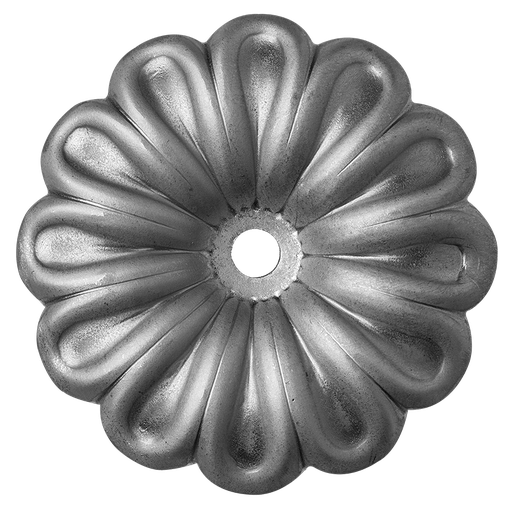 [K50.012] Forged decorative steel - flower 2mm H12 x L120 mm