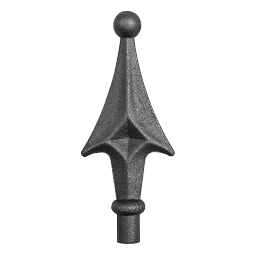 [K40.081] Forged steel arrowhead D16mm, H160 x L65 mm