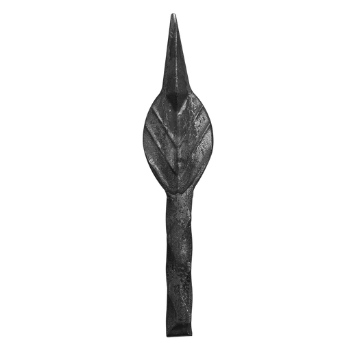 [K40.133] Forged steel arrowhead 12x12mm, H150 x L30 mm