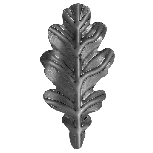 [K50.150] Decorative steel leaf 2 mm H170 x L90 mm